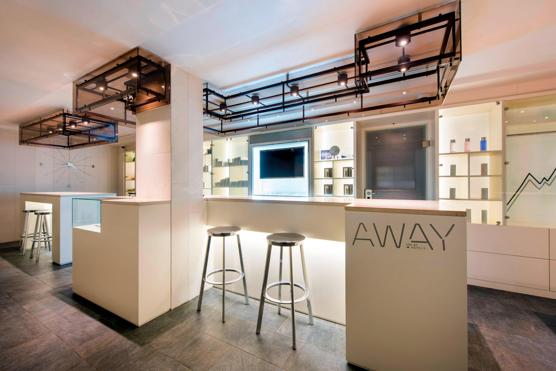 W Verbier Hotel – Verbier, Switzerland – AWAY Spa Welcome Desk