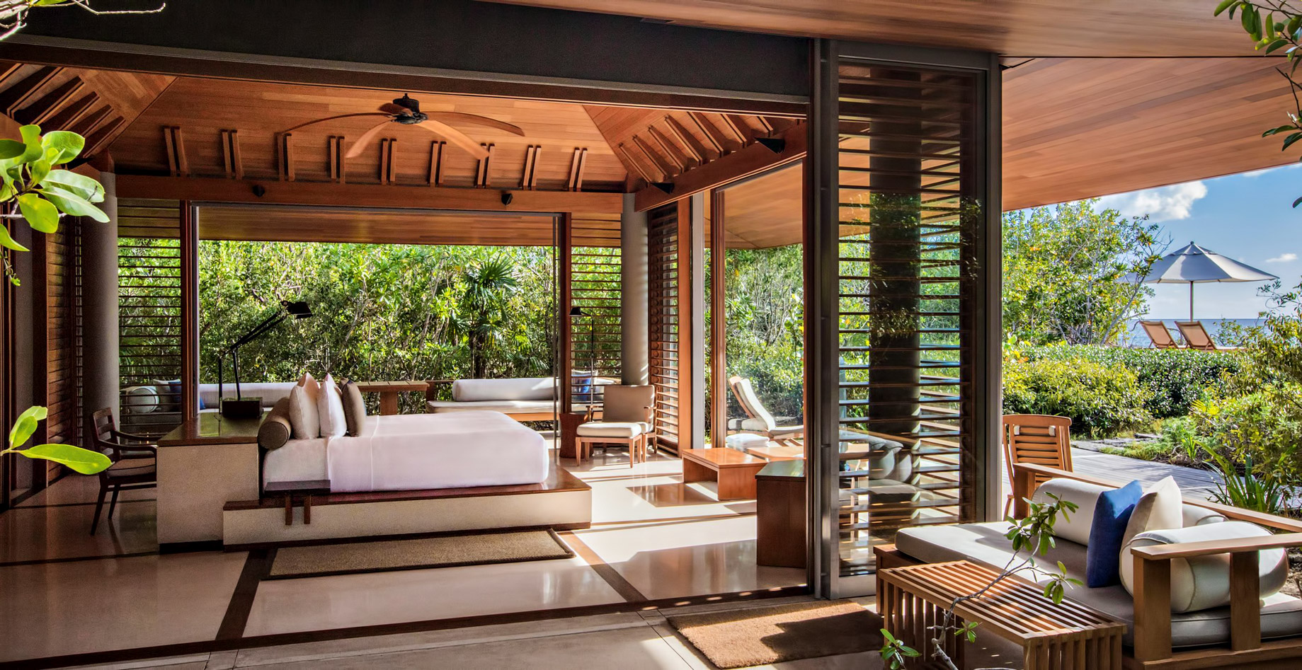 Amanyara Resort – Providenciales, Turks and Caicos Islands – Ocean Cove Pavilion Bedroom
