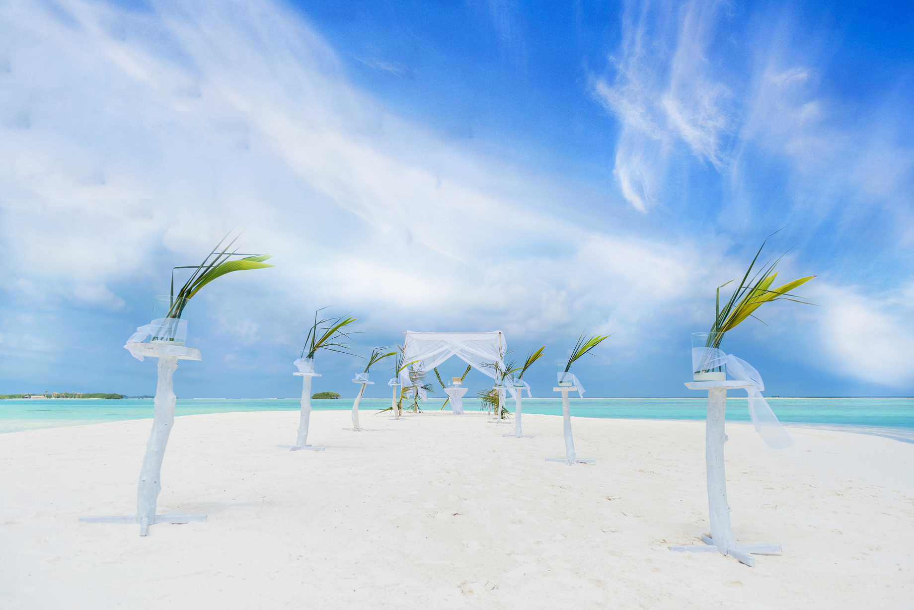 Soneva Jani Resort – Noonu Atoll, Medhufaru, Maldives – Tropical White Sand Beach Wedding