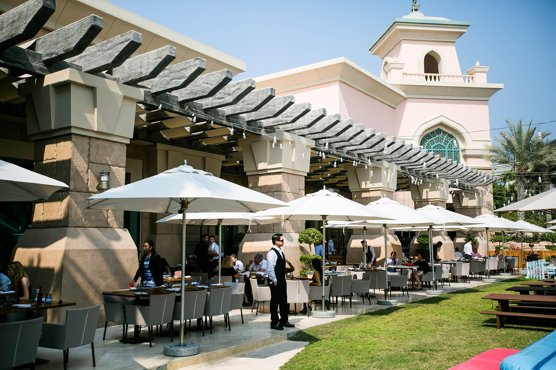 Atlantis The Palm Resort - Crescent Rd, Dubai, UAE - Gordon Ramsey Bread Street Kitchen and Bar Exterior