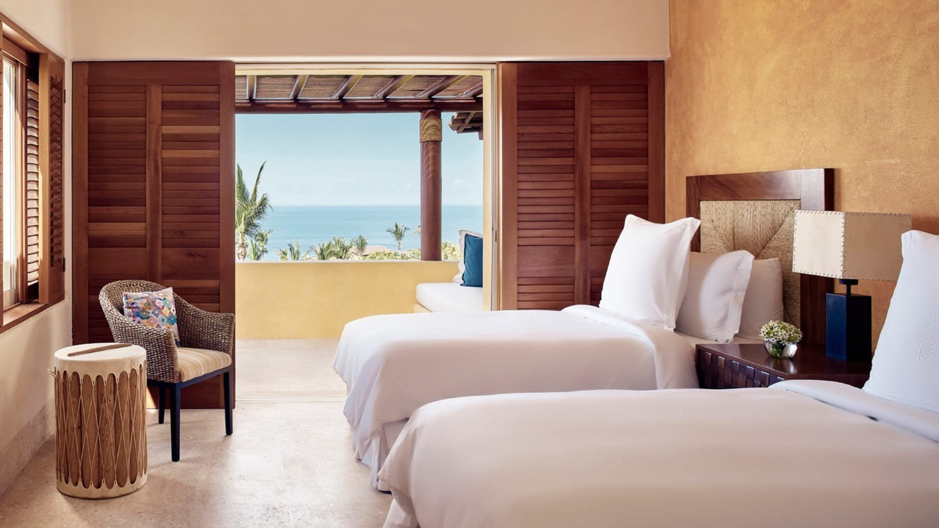 Four Seasons Resort Punta Mita – Nayarit, Mexico – Otono Ocean View Villa Twin Bedroom