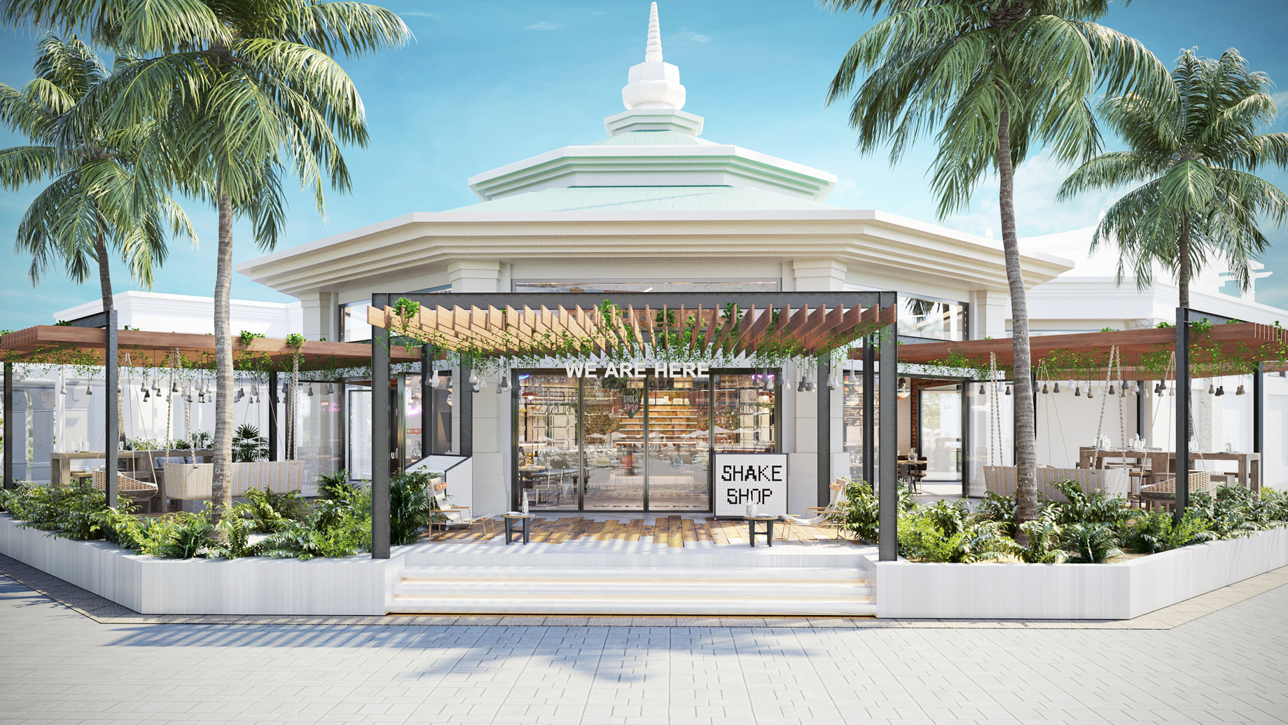 Atlantis The Palm Resort – Crescent Rd, Dubai, UAE – Beach Buns Restaurant Exterior