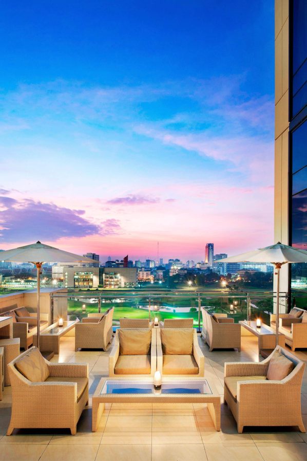 The St. Regis Bangkok Hotel - Bangkok, Thailand - The St. Regis Bar Terrace