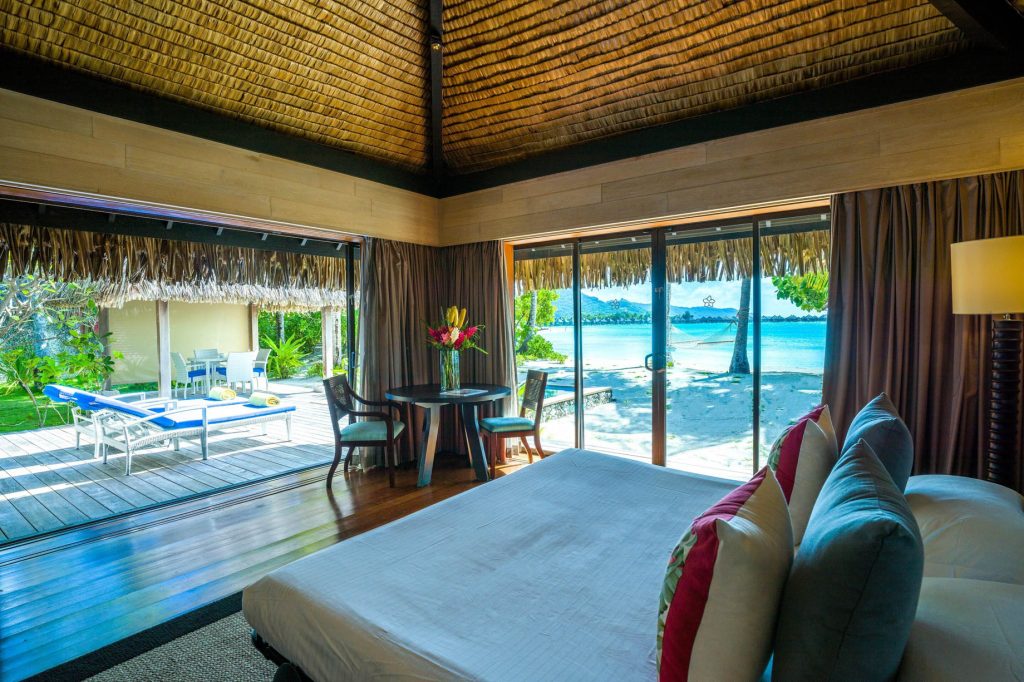 The St. Regis Bora Bora Resort - Bora Bora, French Polynesia - Beach Front Suite Villa With Pool Sofa Bed