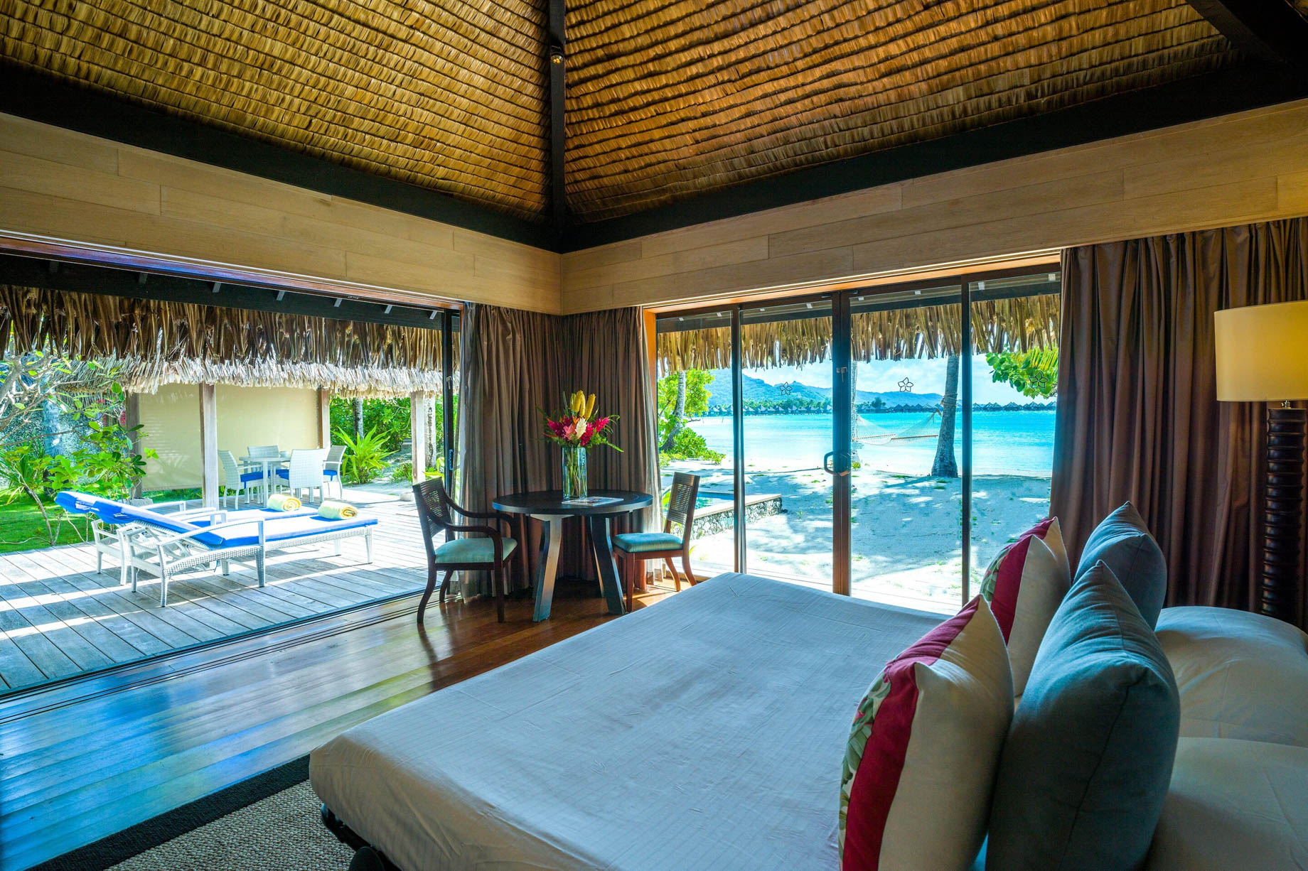 The St. Regis Bora Bora Resort – Bora Bora, French Polynesia – Beach Front Suite Villa With Pool Sofa Bed