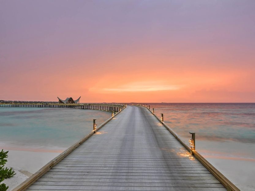 JOALI Maldives Resort - Muravandhoo Island, Maldives - Resort Sunset Boardwalk