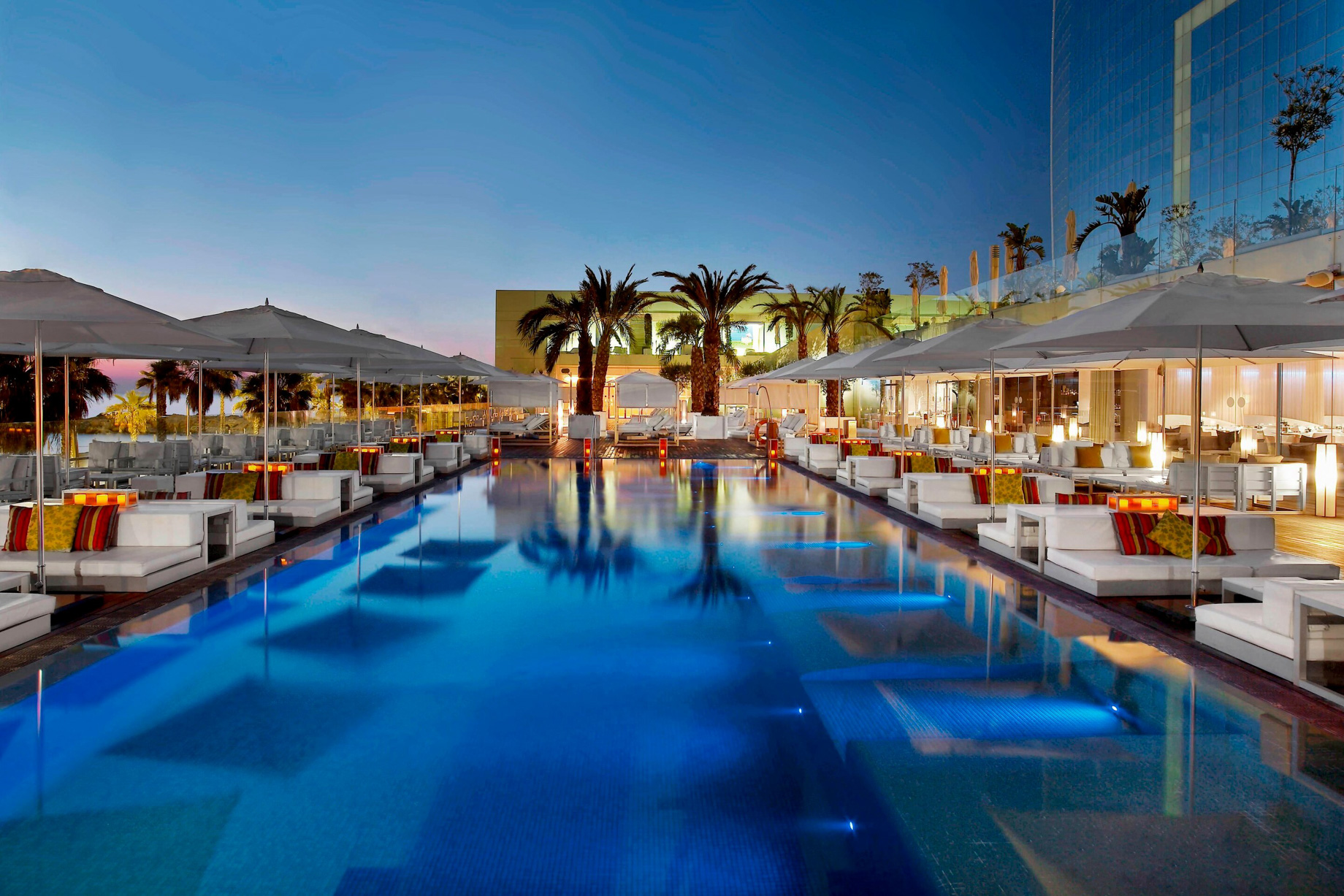 W Barcelona Hotel - Barcelona, Spain - WET Bar Sunset