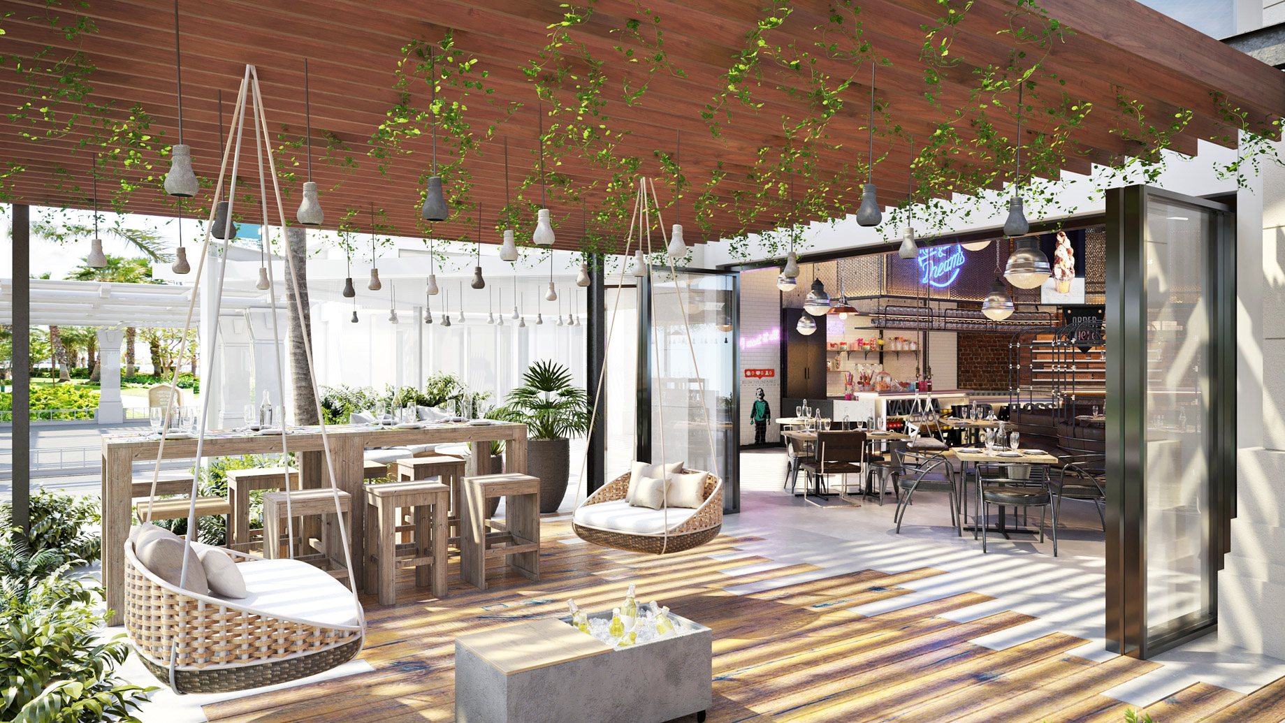 Atlantis The Palm Resort – Crescent Rd, Dubai, UAE – Beach Buns Restaurant Lounge