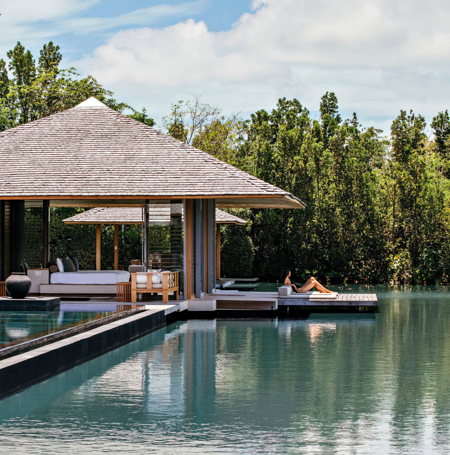 Amanyara Resort - Providenciales, Turks and Caicos Islands - Poolside Relaxation