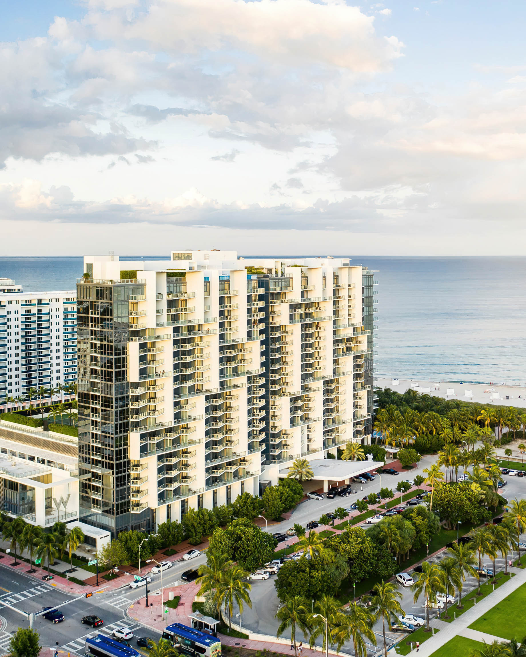 W South Beach Hotel – Miami Beach, FL, USA – W South Beach Aerial View