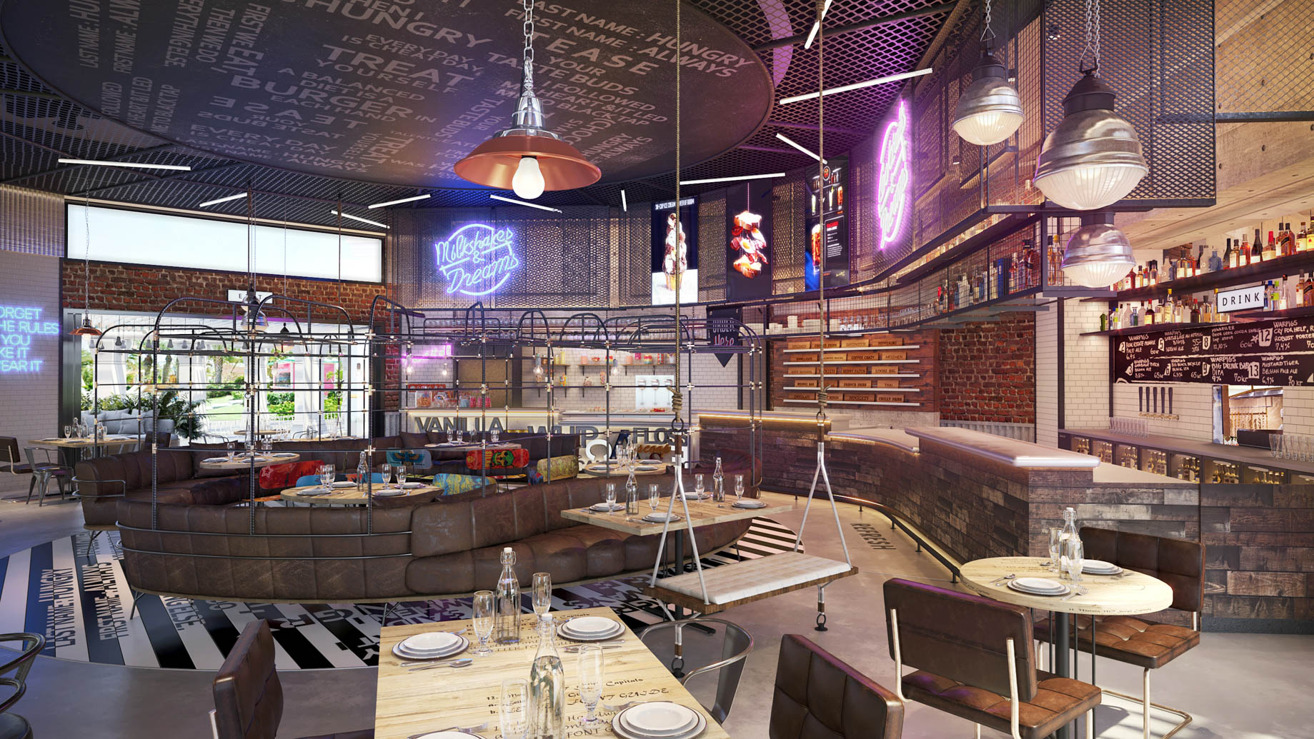 Atlantis The Palm Resort – Crescent Rd, Dubai, UAE – Beach Buns Restaurant