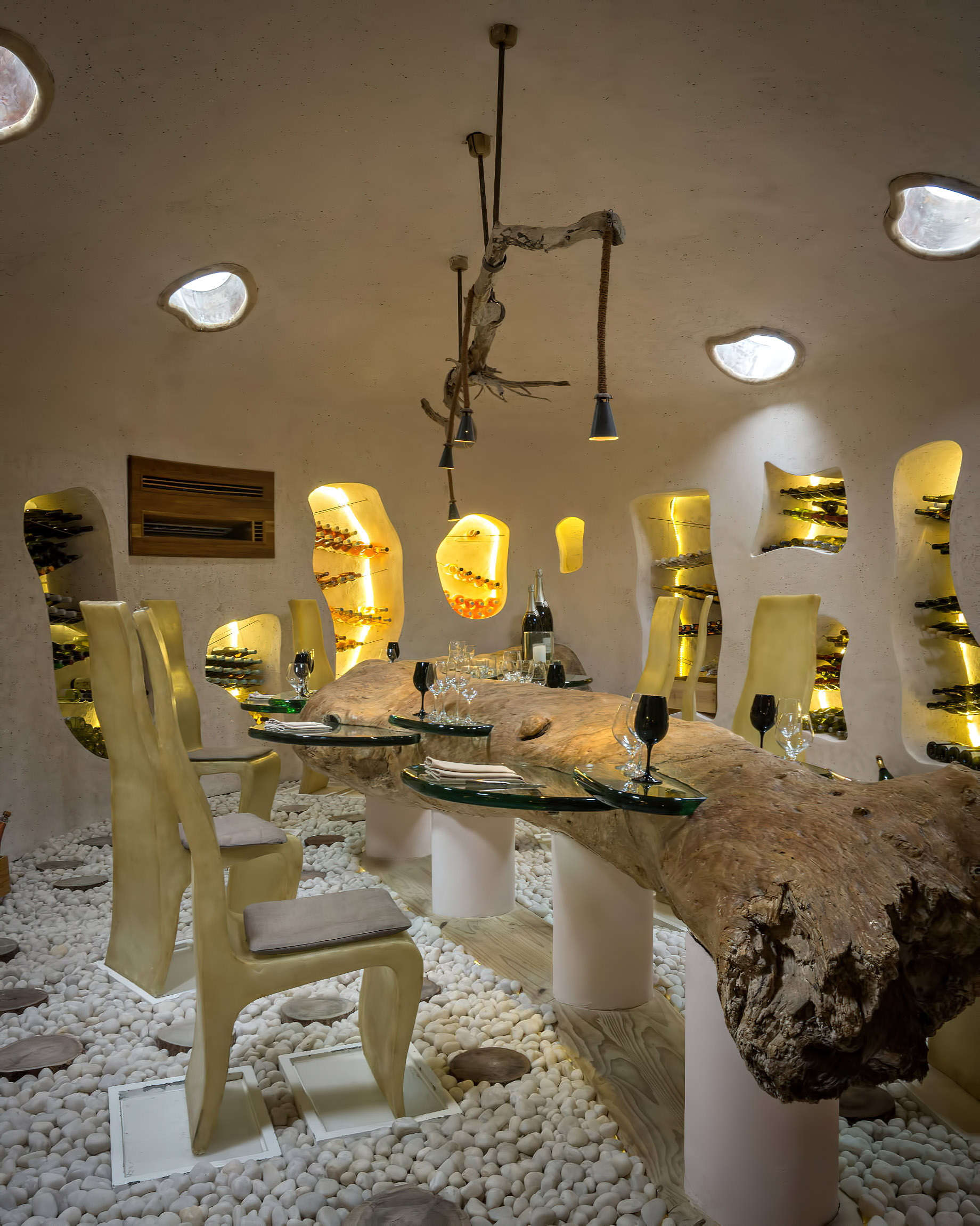 Gili Lankanfushi Resort – North Male Atoll, Maldives – Underground Wine Cellar Dining