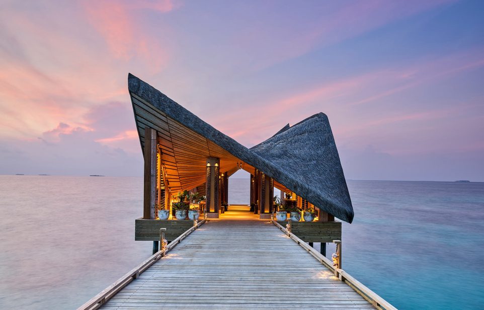 JOALI Maldives Resort - Muravandhoo Island, Maldives - Arrival Jetty Sunset