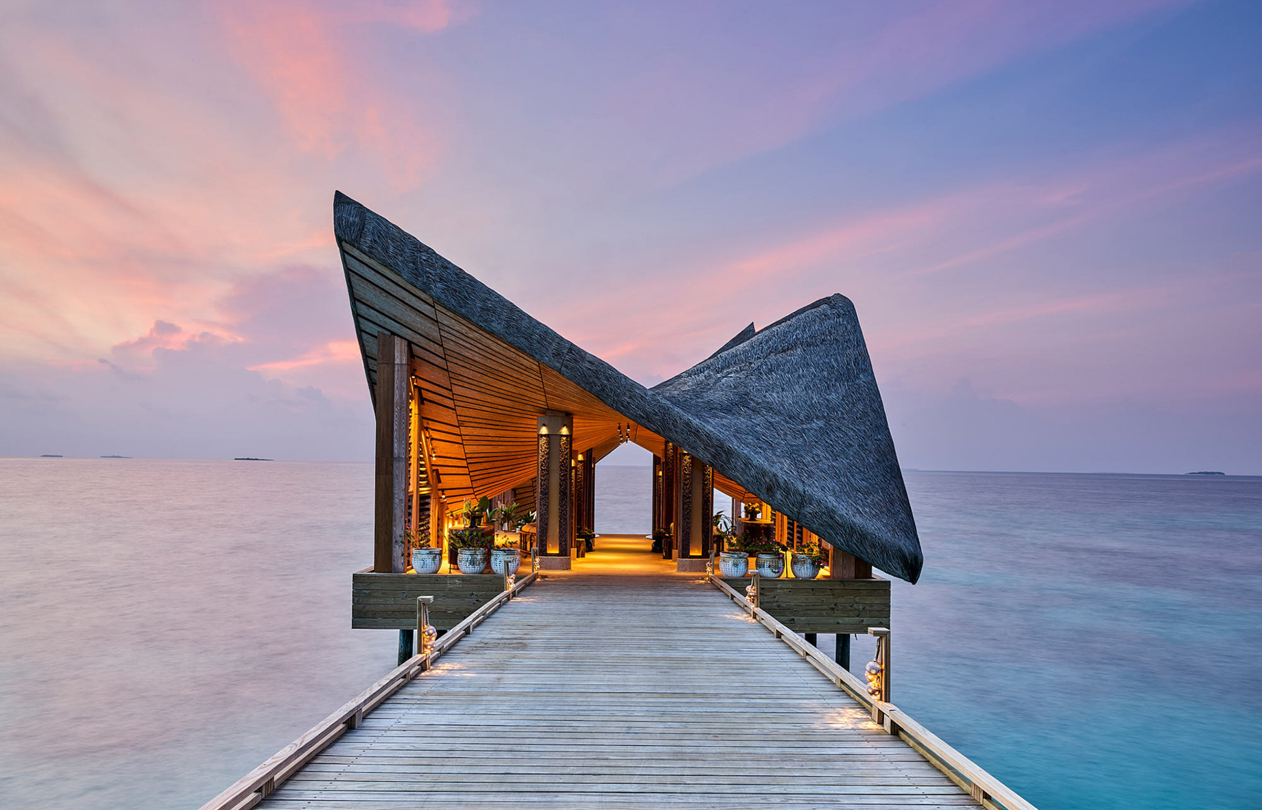 JOALI Maldives Resort – Muravandhoo Island, Maldives – Arrival Jetty Sunset