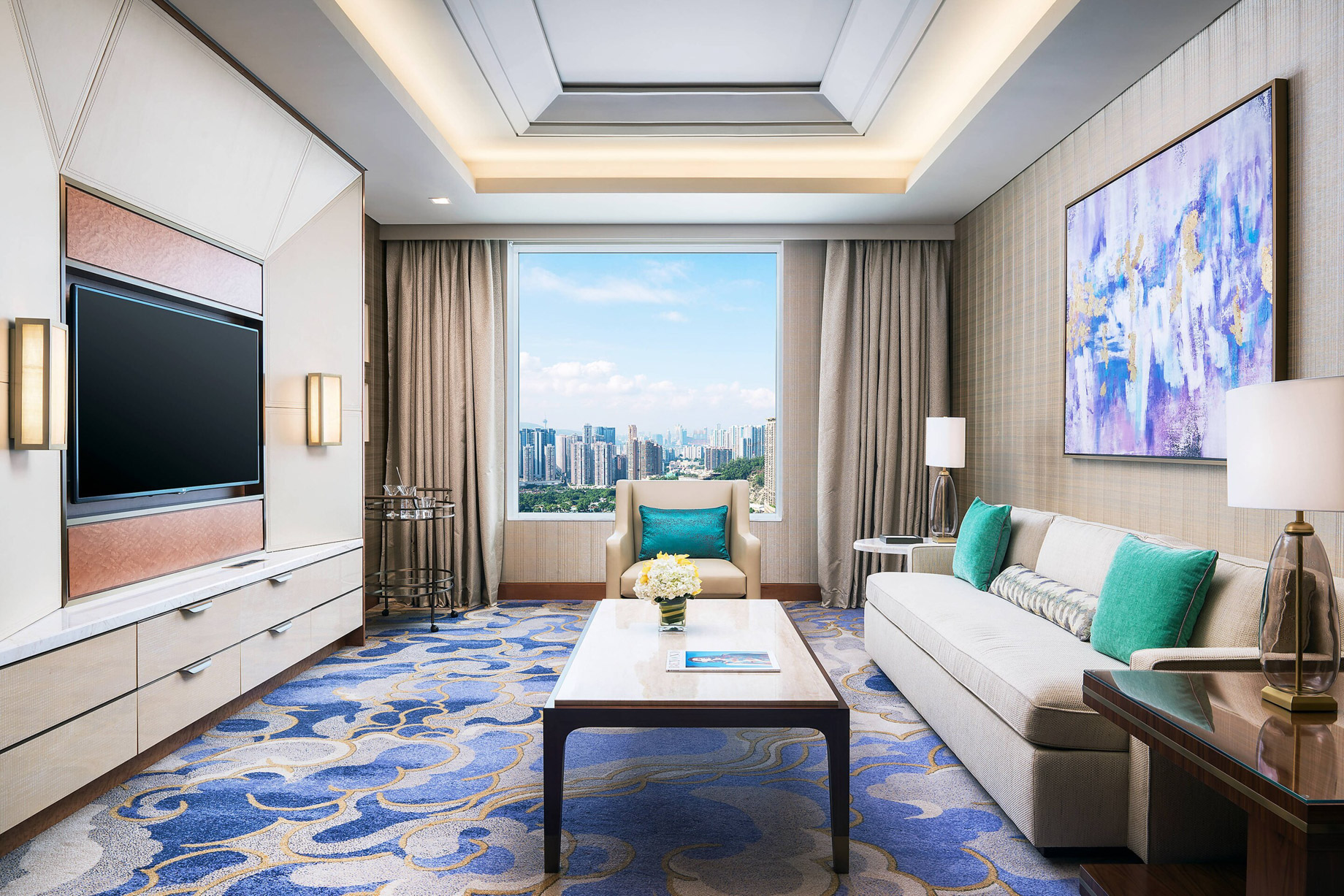 The St. Regis Macao Hotel – Cotai, Macau SAR, China – St. Regis Suite Living Area