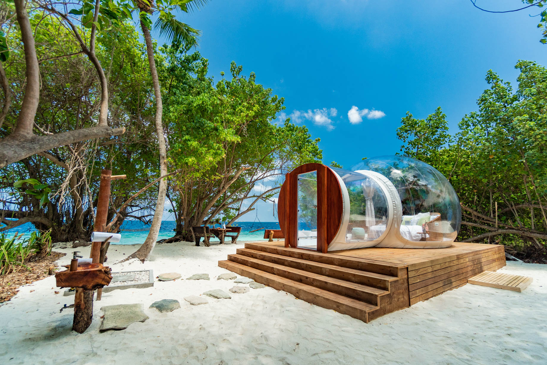 Amilla Fushi Resort and Residences – Baa Atoll, Maldives – Private Beachfront Glamping Pod