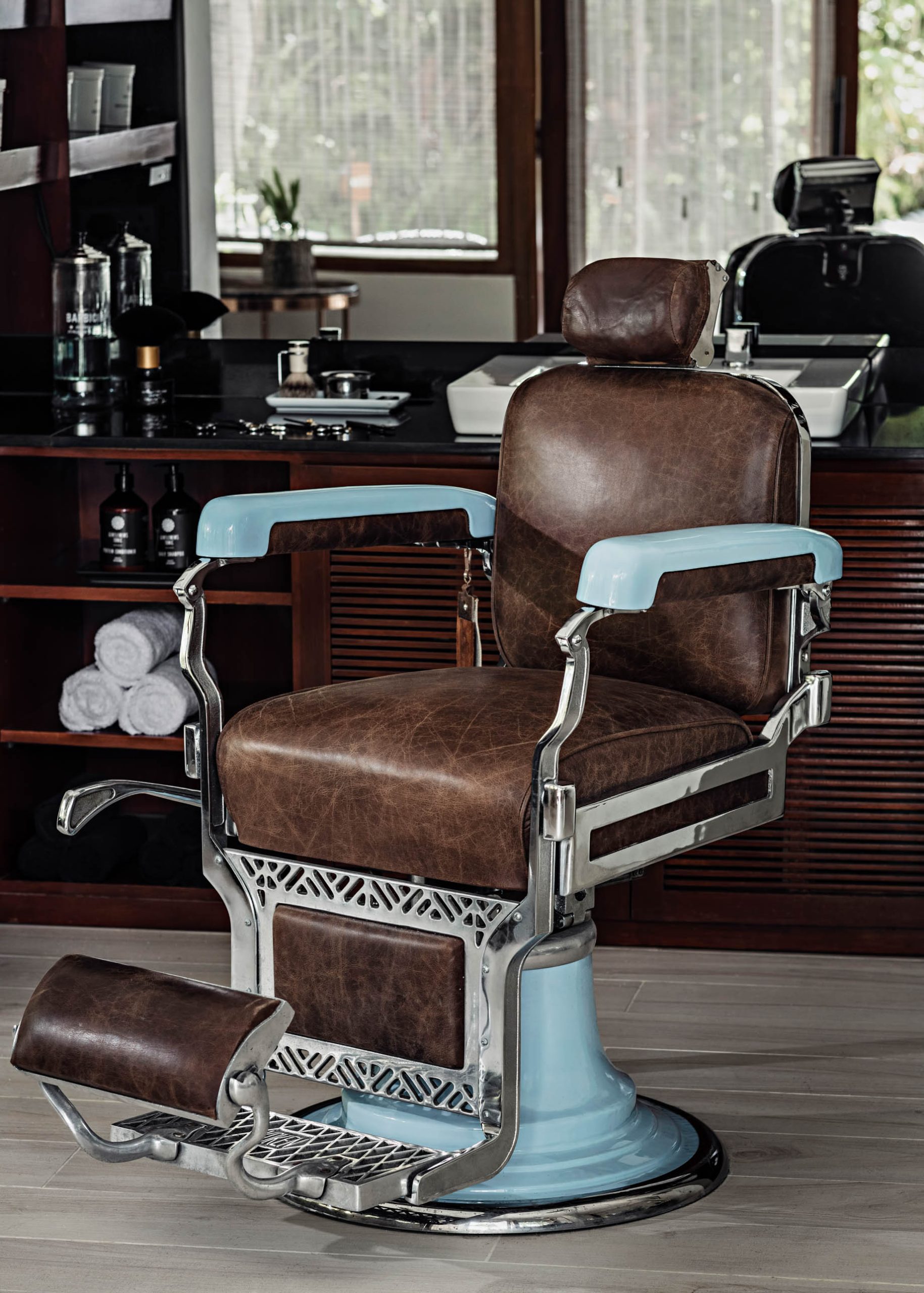 One&Only Reethi Rah Resort – North Male Atoll, Maldives – Barber and Blade Chair