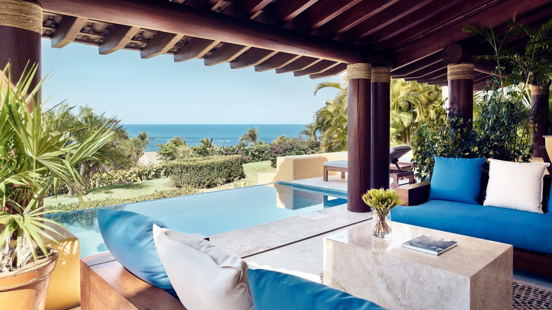 Four Seasons Resort Punta Mita – Nayarit, Mexico – Primavera Ocean View Villa Covered Pool Deck