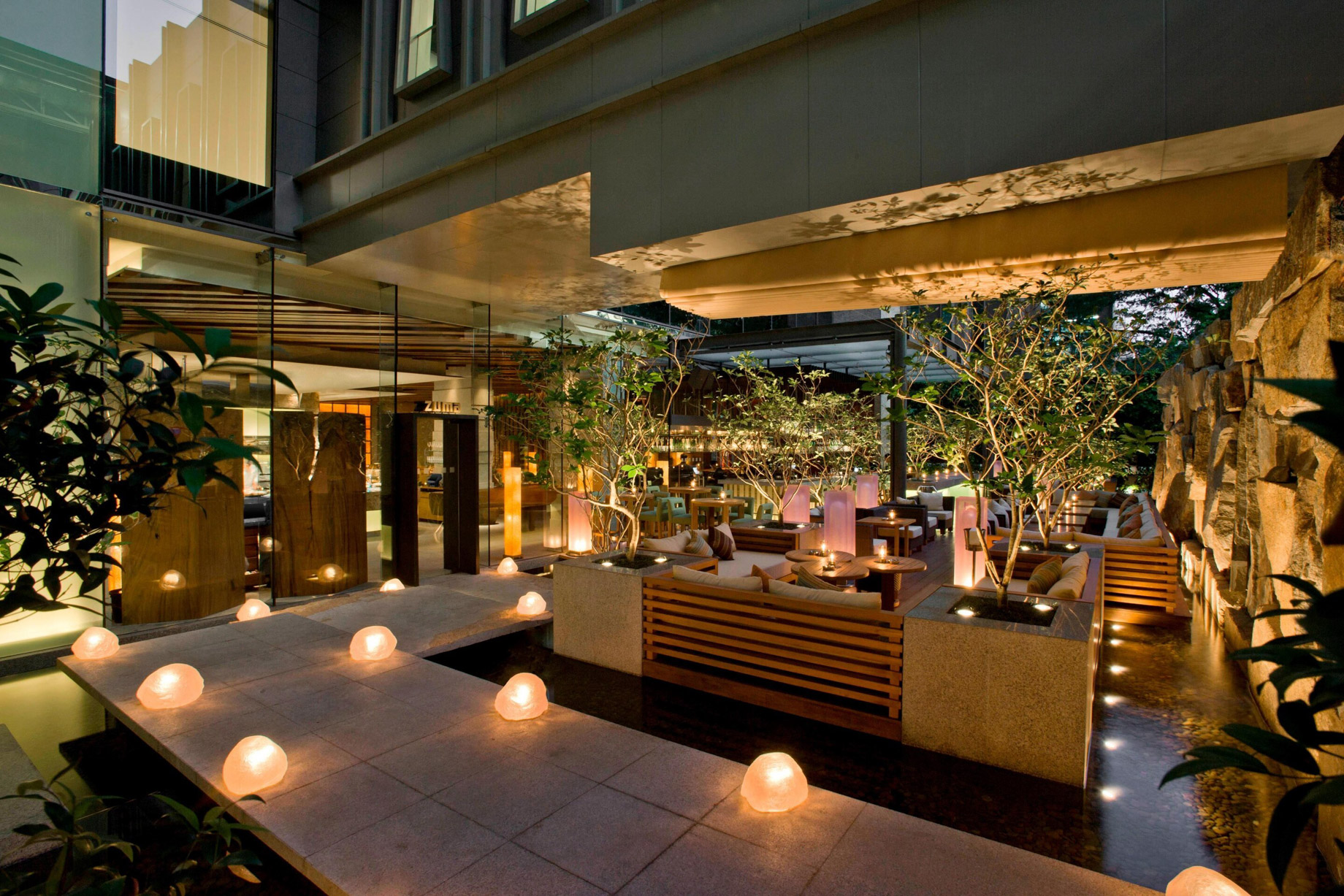 The St. Regis Bangkok Hotel - Bangkok, Thailand - Zuma Restaurant Terrace