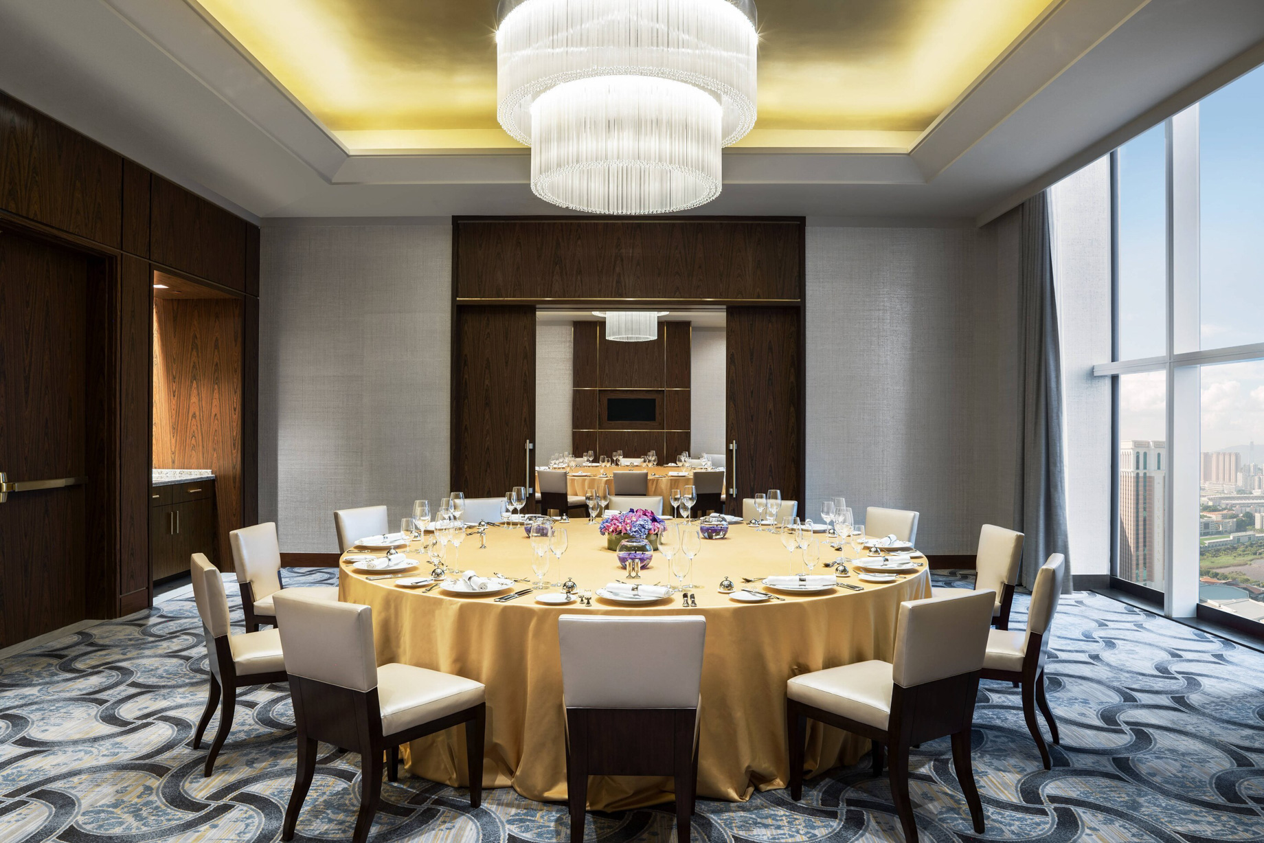 The St. Regis Macao Hotel – Cotai, Macau SAR, China – Lacquer and Porcelain Meeting Room