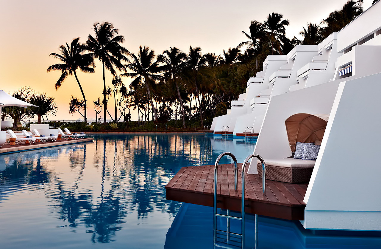 InterContinental Hayman Island Resort – Whitsunday Islands, Australia – Resort Poolside Dusk