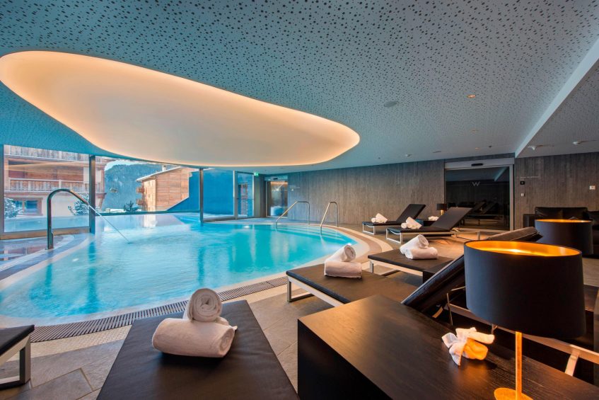 W Verbier Hotel - Verbier, Switzerland - AWAY SPA WET Pool Deck
