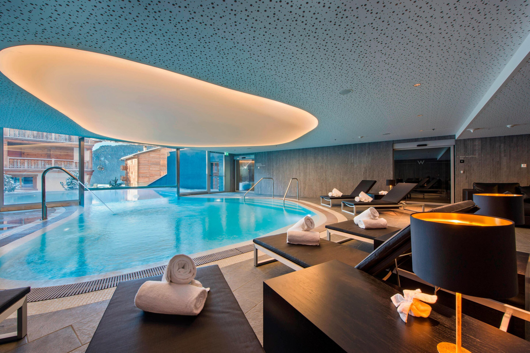 W Verbier Hotel – Verbier, Switzerland – AWAY SPA WET Pool Deck
