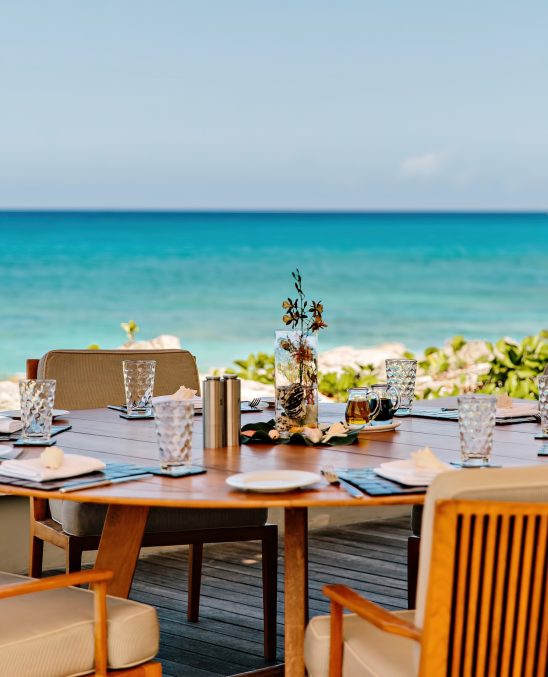 Amanyara Resort - Providenciales, Turks and Caicos Islands - Oceanfront Tropical Dining