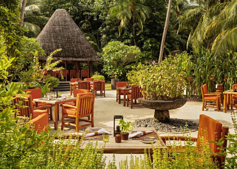 One&Only Reethi Rah Resort - North Male Atoll, Maldives - Botanica Restaurant Tables