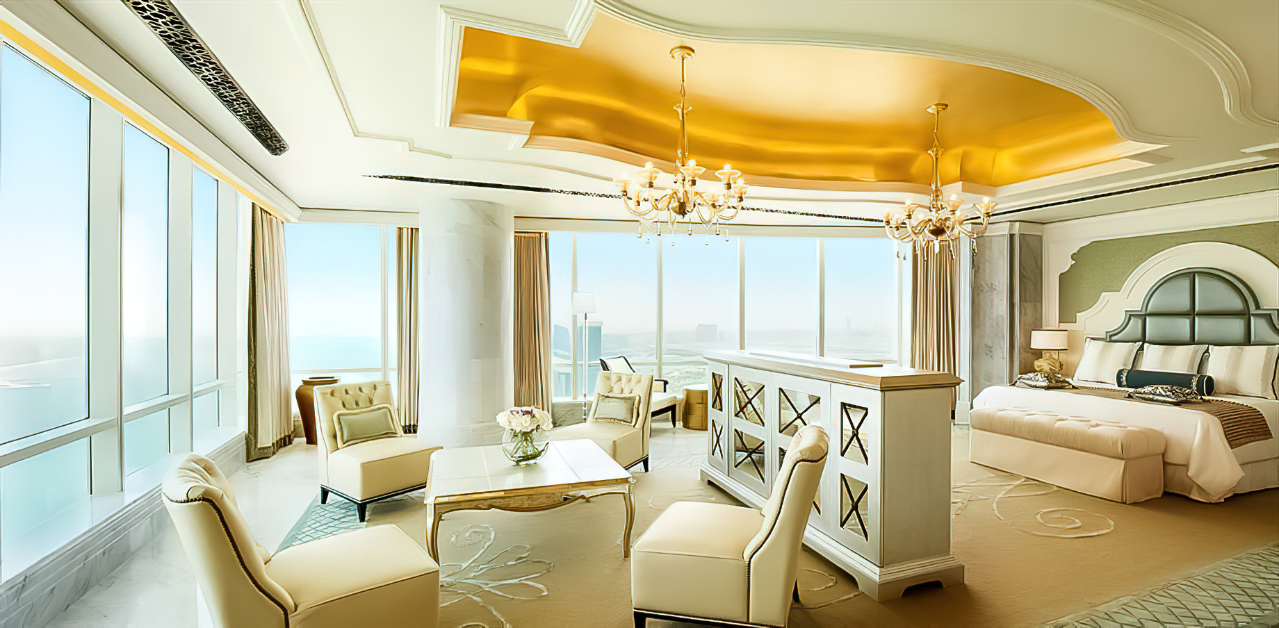 The St. Regis Abu Dhabi Hotel – Abu Dhabi, United Arab Emirates – Al Manhal Suite Bedroom