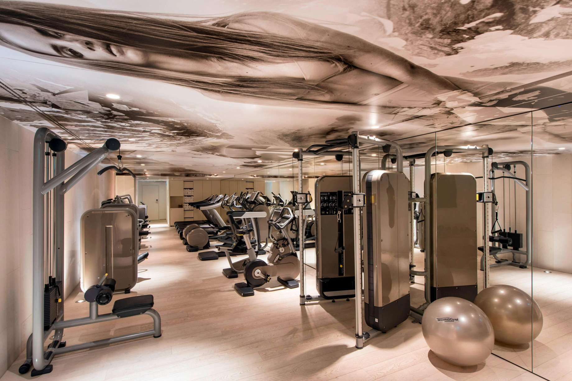 W Verbier Hotel – Verbier, Switzerland – Fitness Center Decor
