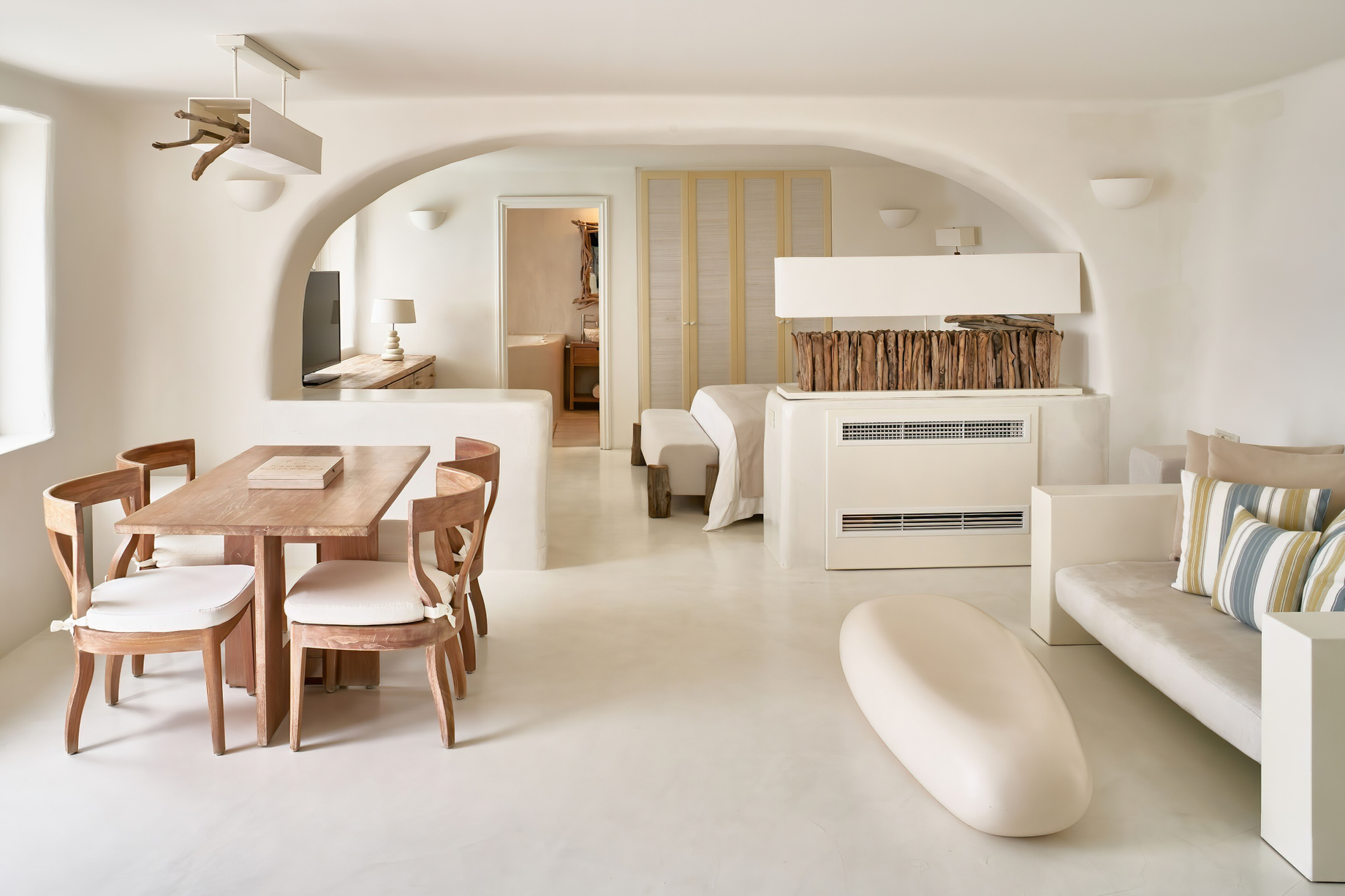 Mystique Hotel Santorini – Oia, Santorini Island, Greece – Secrecy Villa Living Room