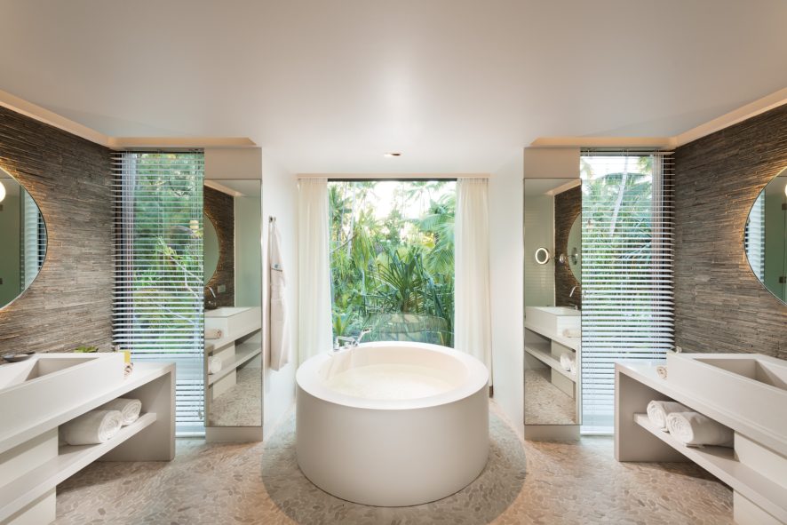 The Brando Resort - Tetiaroa Private Island, French Polynesia - The Brando Residence Bathroom Tub