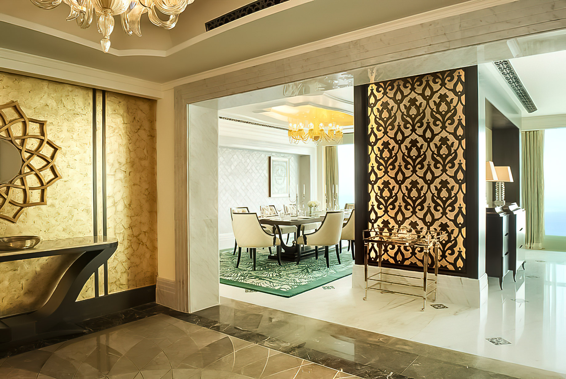 The St. Regis Abu Dhabi Hotel – Abu Dhabi, United Arab Emirates – Al Manhal Suite Entrance Hall