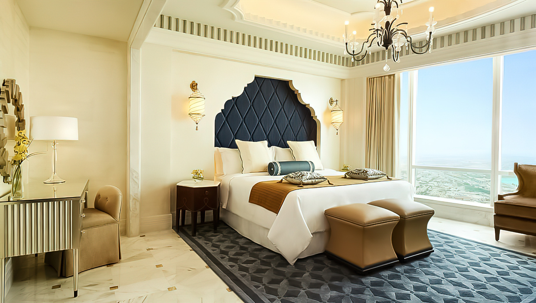 The St. Regis Abu Dhabi Hotel - Abu Dhabi, United Arab Emirates - Al Mushref Suite Bedroom