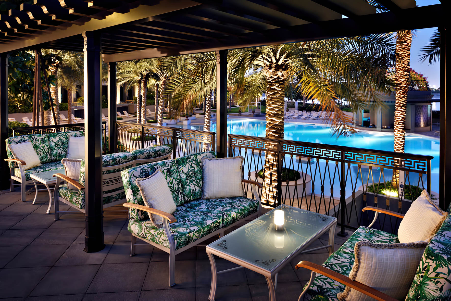 Palazzo Versace Dubai Hotel – Jaddaf Waterfront, Dubai, UAE – Poolside Gazebo