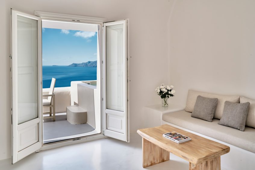 Mystique Hotel Santorini – Oia, Santorini Island, Greece - Spiritual Suite Patio View