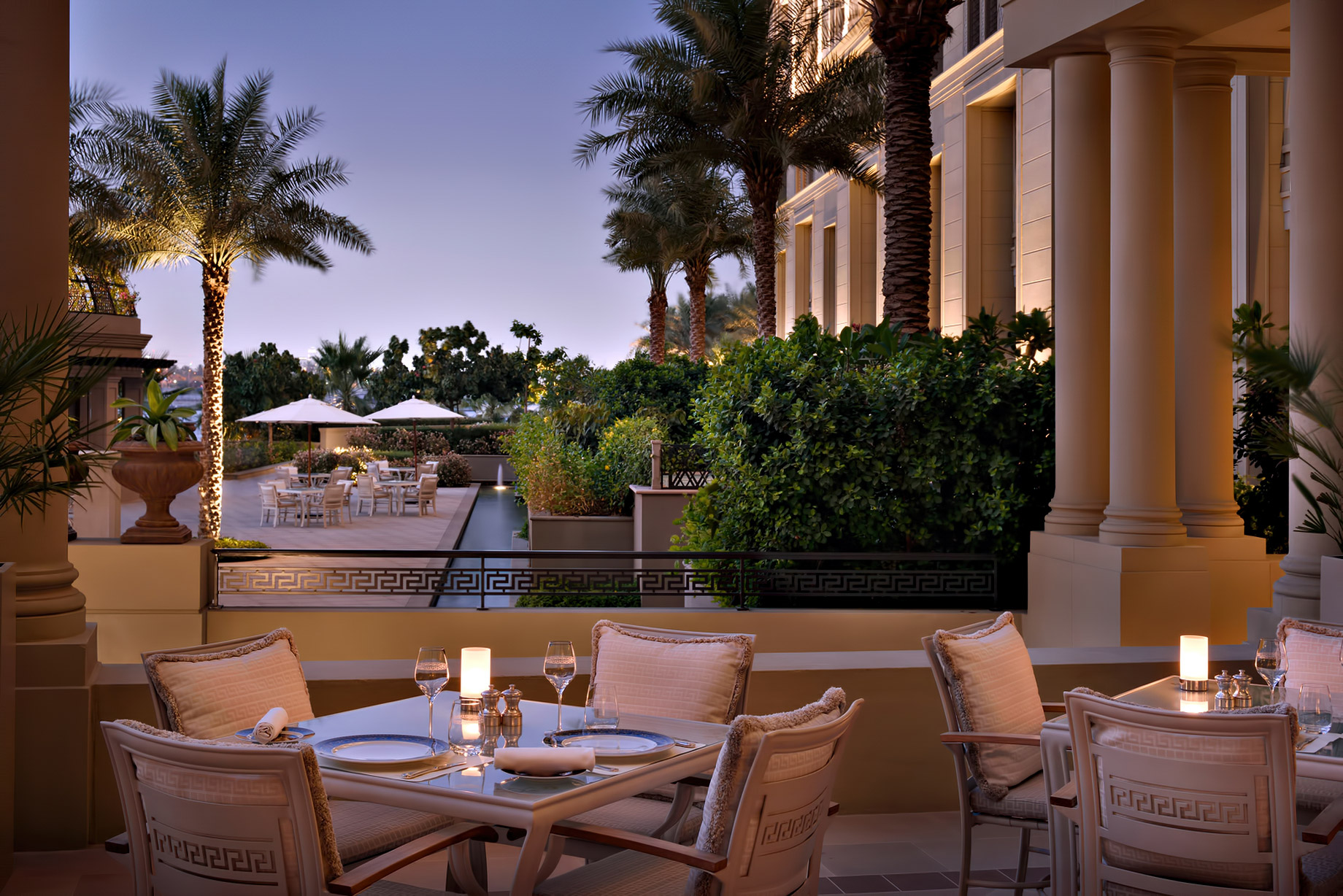 Palazzo Versace Dubai Hotel – Jaddaf Waterfront, Dubai, UAE – Vanitas Restaurant Terrace