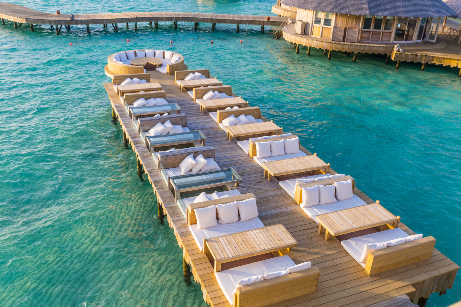 Soneva Jani Resort – Noonu Atoll, Medhufaru, Maldives – The Gathering Overwater Dining Lounge