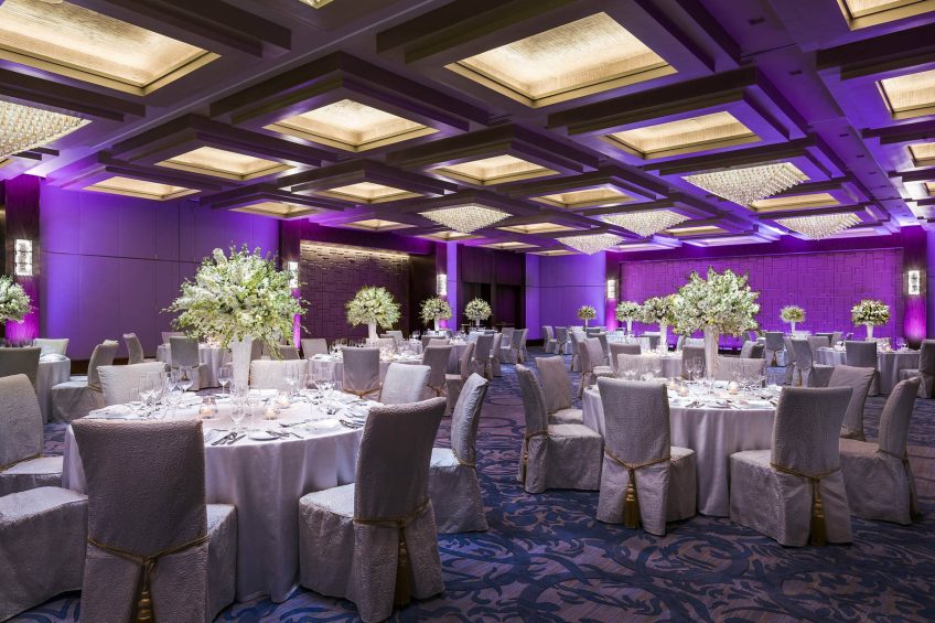 The St. Regis Macao Hotel - Cotai, Macau SAR, China - Astor Ballroom Gala Dinner Tables
