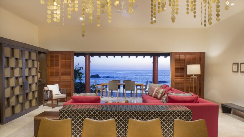 Four Seasons Resort Punta Mita - Nayarit, Mexico - Sol Oceanfront Villa Living Room View