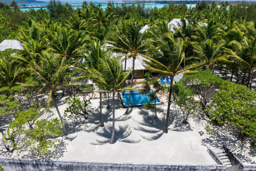 The St. Regis Bora Bora Resort - Bora Bora, French Polynesia - Garden Suite Villa With Pool Aerial