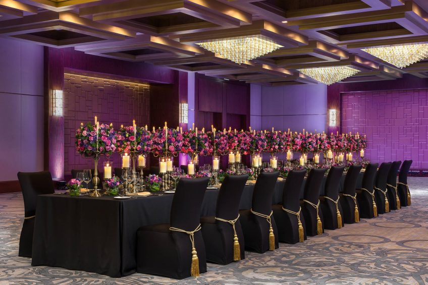 The St. Regis Macao Hotel - Cotai, Macau SAR, China - Astor Ballroom Long Table
