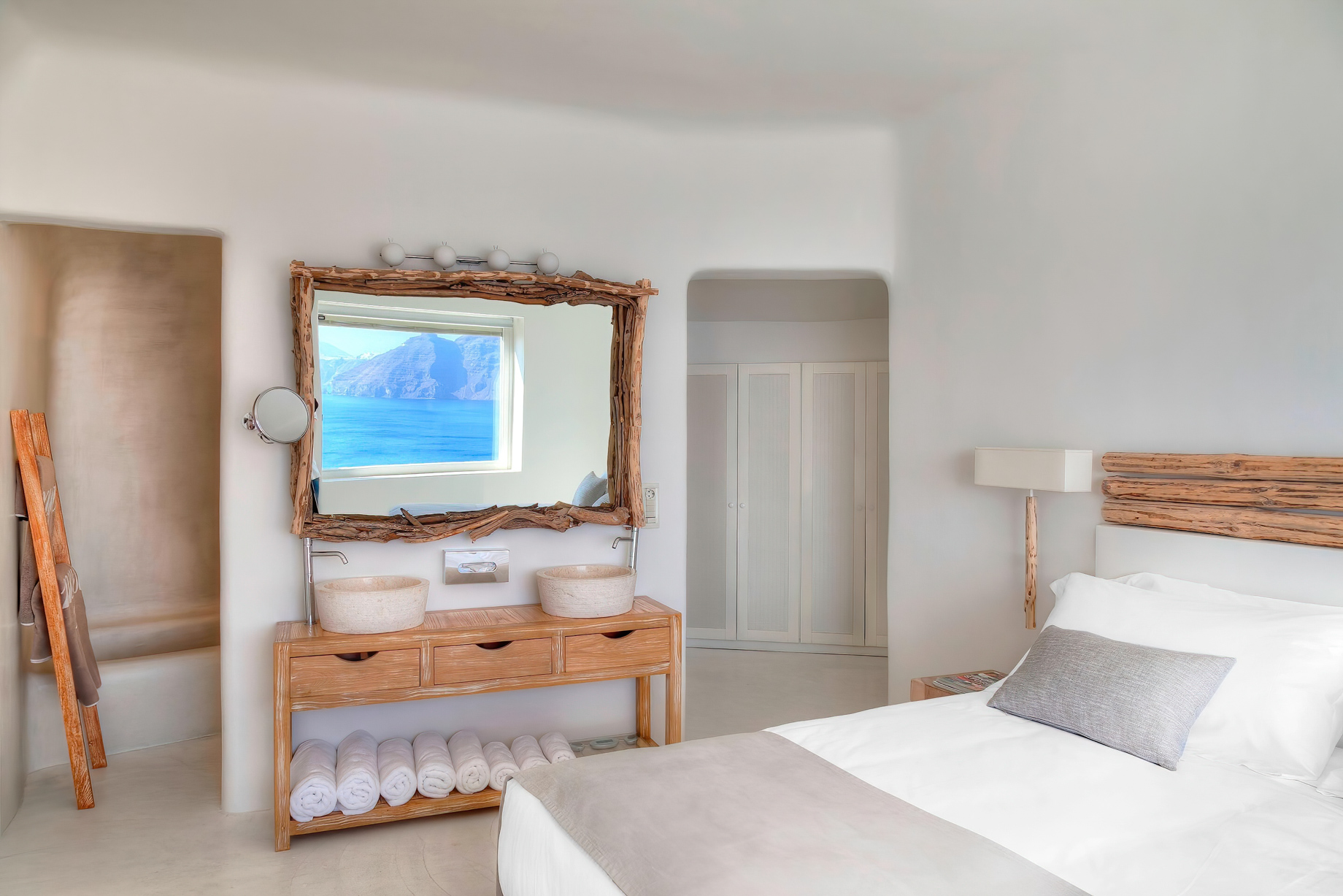 Mystique Hotel Santorini – Oia, Santorini Island, Greece - Mystery Villa Bedroom