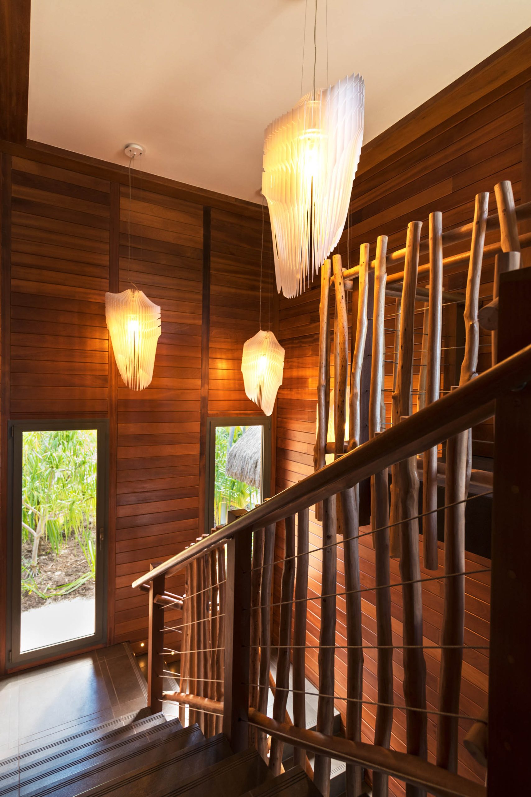 The Brando Resort – Tetiaroa Private Island, French Polynesia – The Brando Residence Stairs