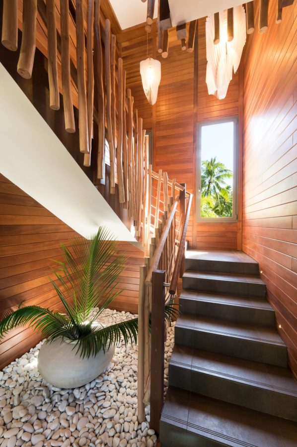 The Brando Resort - Tetiaroa Private Island, French Polynesia - The Brando Residence Stairs
