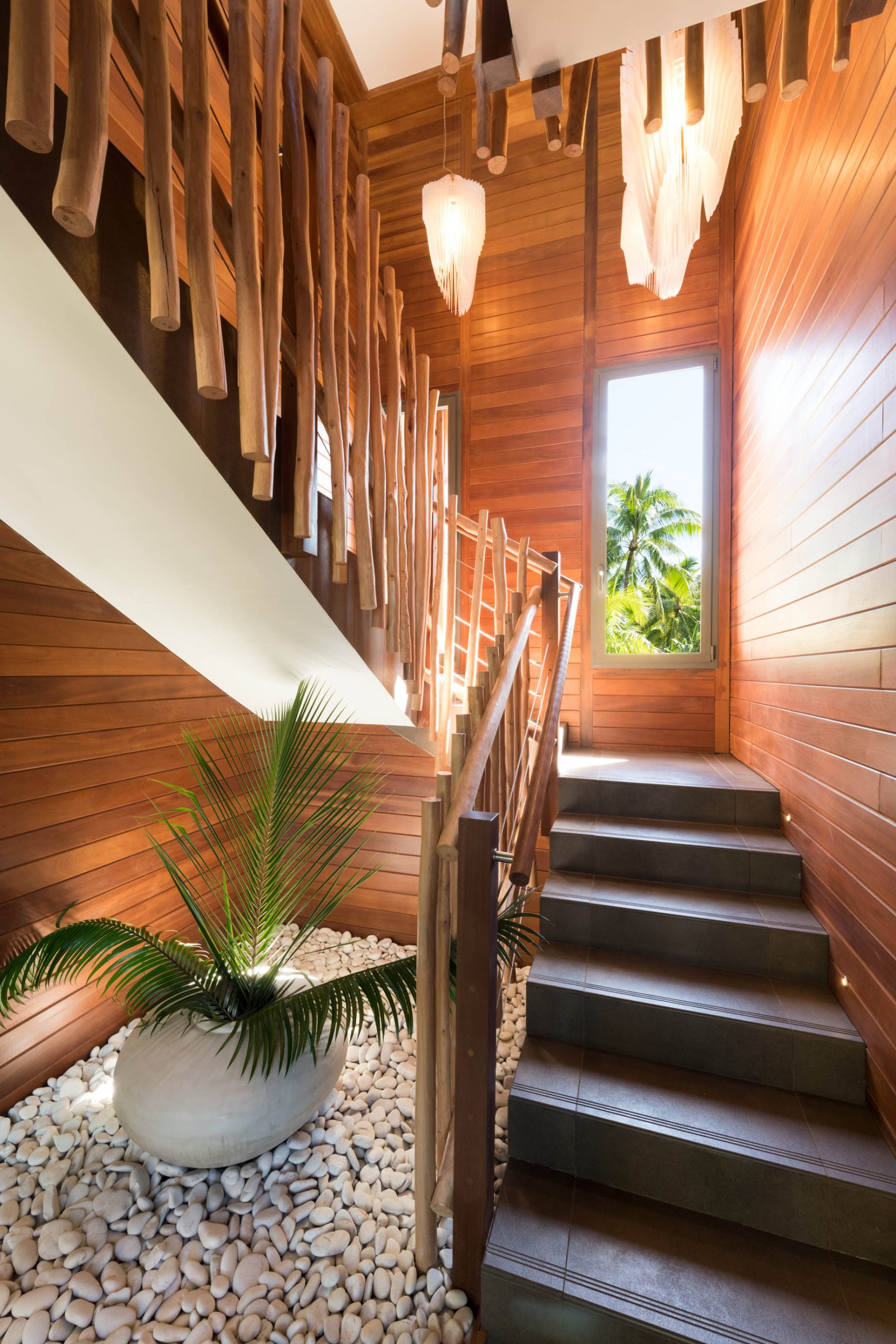 The Brando Resort – Tetiaroa Private Island, French Polynesia – The Brando Residence Stairs