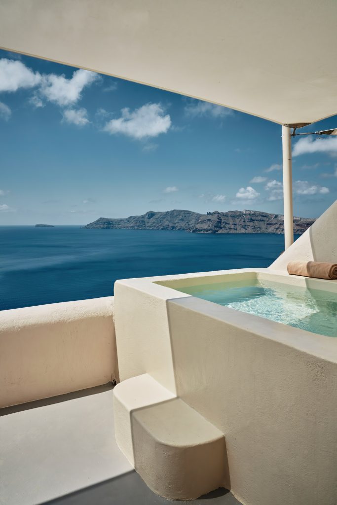 Mystique Hotel Santorini – Oia, Santorini Island, Greece - Spiritual Suite Pool Deck