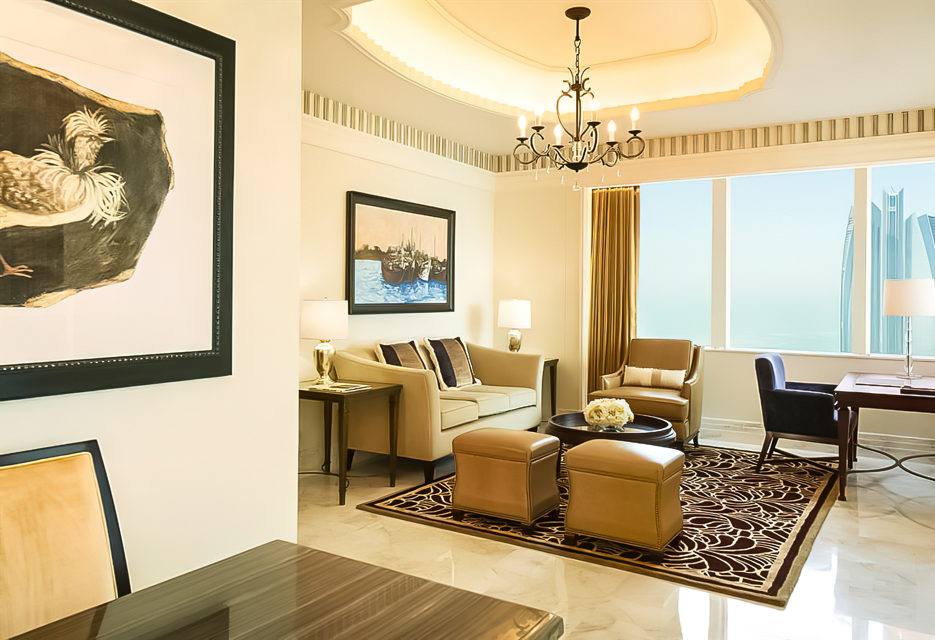 The St. Regis Abu Dhabi Hotel – Abu Dhabi, United Arab Emirates – St. Regis Suite Living Room
