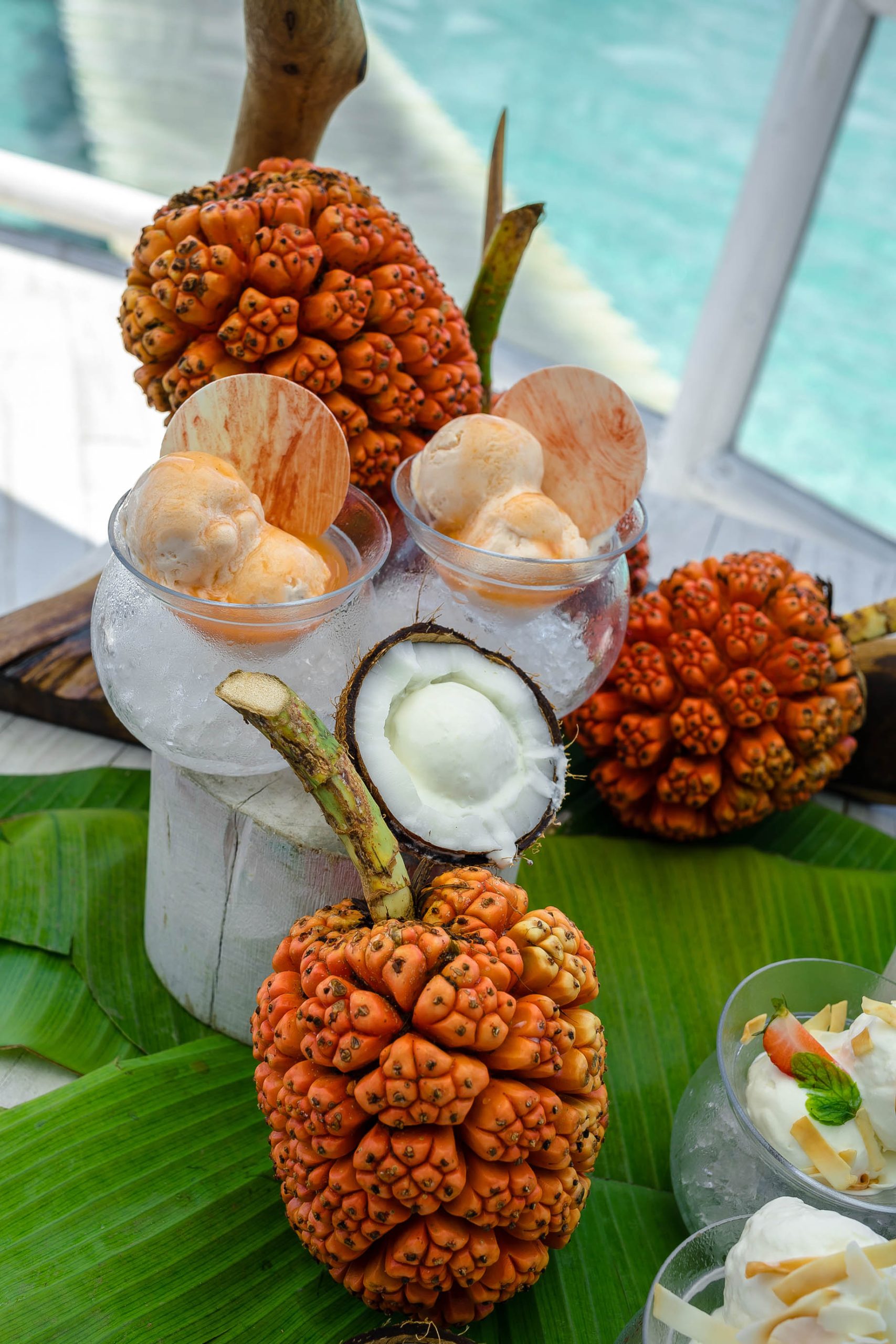 Soneva Jani Resort – Noonu Atoll, Medhufaru, Maldives – The Gathering Overwater Dining Chocolate and Ice Cream